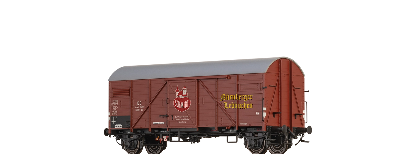 51192 - Gedeckter Güterwagen Gmhs35 „Lebkuchen-Schmidt“ DB