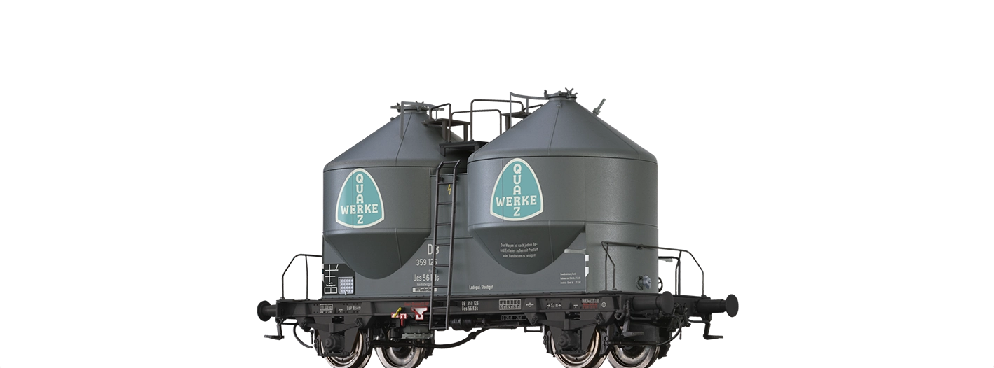 51328 - Staubbehälterwagen Ucs56 Kds "Quarzwerke" DB
