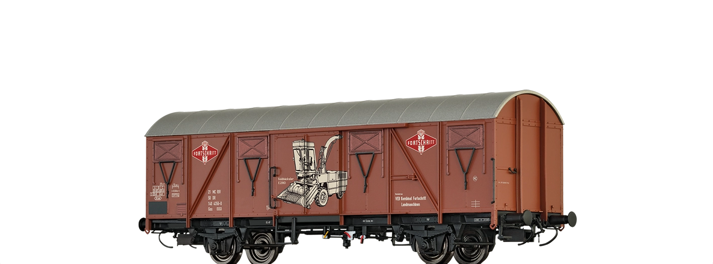 51352 - Gedeckter Güterwagen Gos "Fortschritt" DR