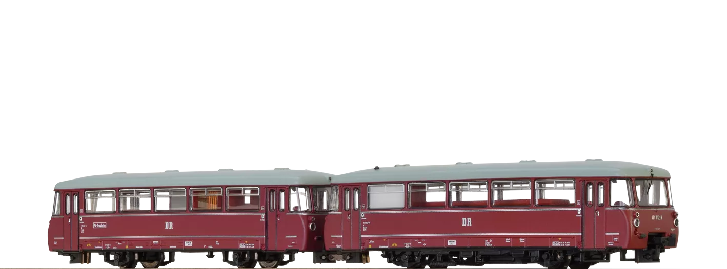 64304 - Verbrennungstriebwagen VT171 DR mit Panoramascheibe, 2er-Set