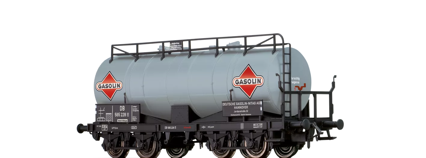 67072 - Kesselwagen 4-achsig "Gasolin" der DB
