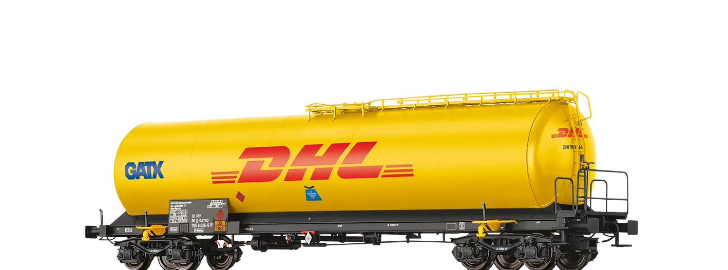 67260 - Neubaukesselwagen 4-achsig Uia "DHL§®§" GATX