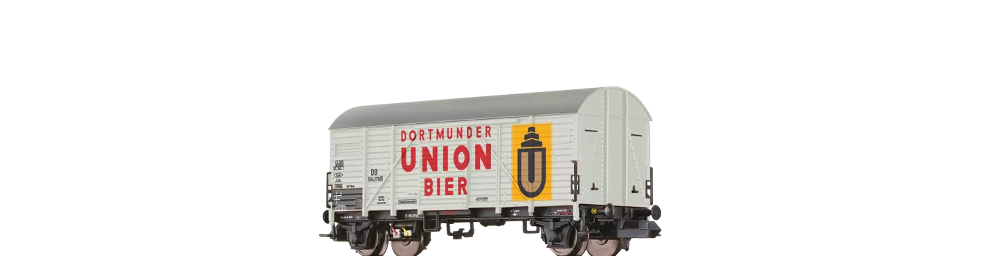 67301 - Gedeckter Güterwagen Gmhs Bremen "Dortmunder Union Bier" der DB