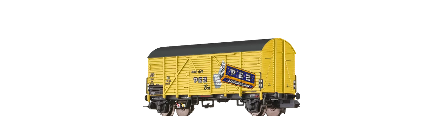 67309 - Gedeckter Güterwagen Gms35 "PEZ" der DB