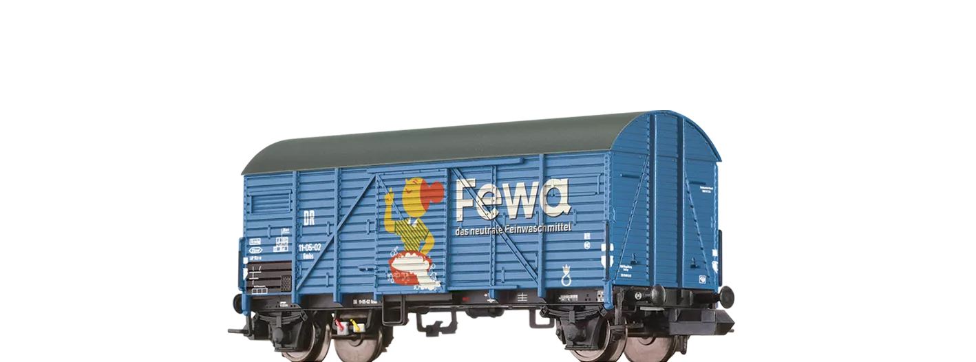 67328 - Gedeckter Güterwagen Gmhs "Fewa" der DR