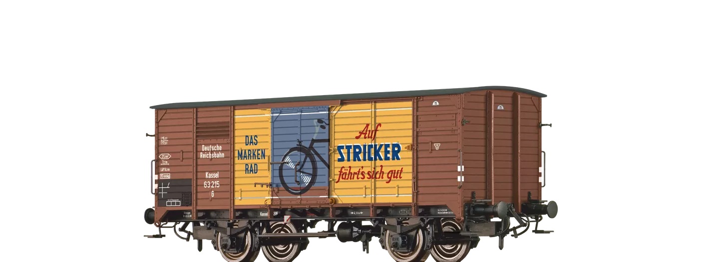 67424 - Gedeckter Güterwagen G "Stricker" der DRG