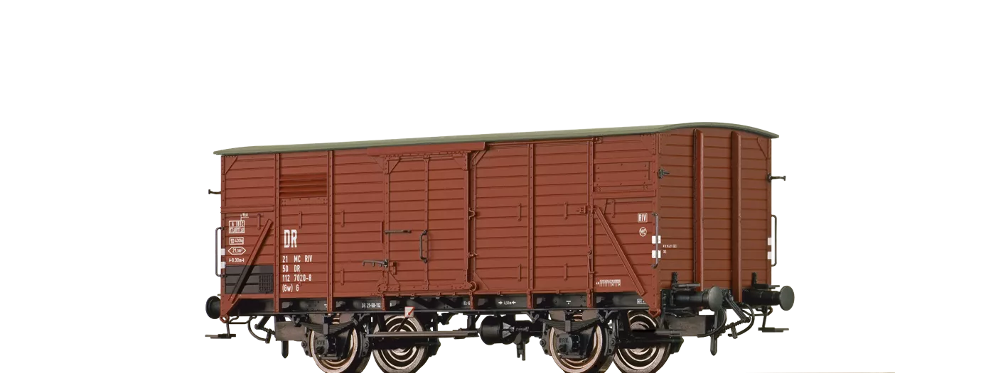 67444 - Gedeckter Güterwagen G der DR