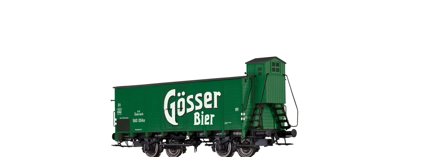 67460 - Gedeckter Güterwagen "Gösser Bier" der BBÖ