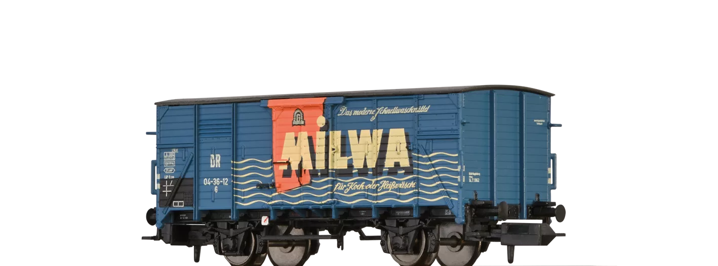 67487 - Gedeckter Güterwagen G "Milwa" der DR