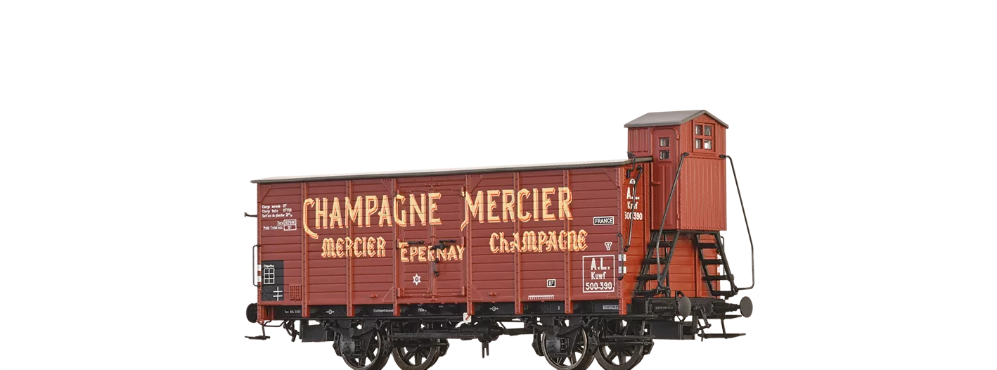 67499 - Gedeckter Güterwagen Kuwf "Champagne Mercier" A.L.