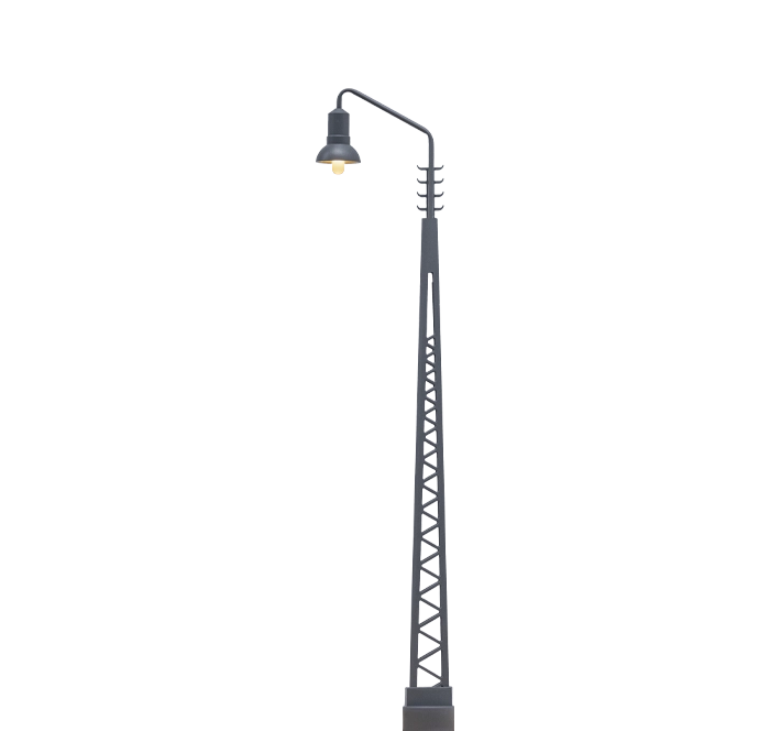 84015 - Gittermastleuchte, Stecksockel mit LED