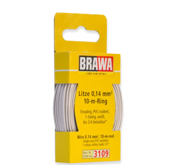 3103 - Litze 0,14 mm², grün - divers - Kabel - BRAWA