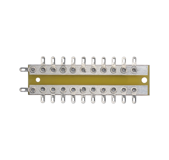 3915 - Verteiler-Lötösenplatte, 10 Anschlüsse