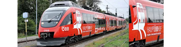 44254 - Elektrotriebwagen Talent BR 4024 "HAUPTÖBBHOF" ÖBB