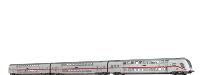 44521 - TWINDEXX Vario® IC2-Doppelstock-Wagenset DB AG, 3er-Set (Leipzig Hbf)