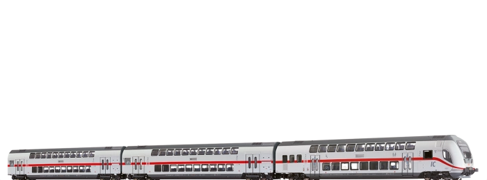 44560 - TWINDEXX Vario® IC2-Doppelstock-Wagenset DB AG, 3er-Set (Karlsruhe Hbf)