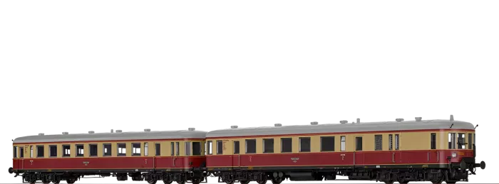 44716 - Verbrennungstriebwagen BR VT 137 und Beiwagen BR VS 145 DRG