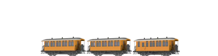 45631 - Personenwagen Bu/Cu/CDu k.k.St.B, 3er-Set