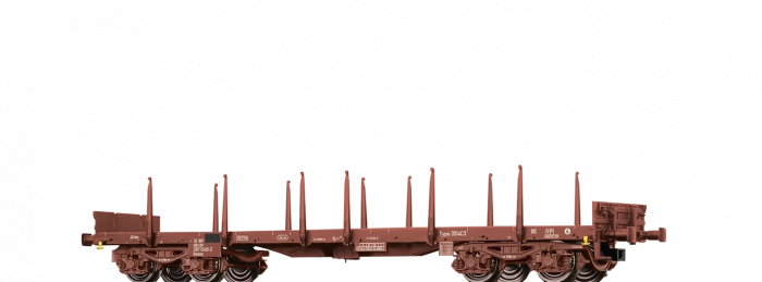 47124 - Flachwagen Rmmns SNCB
