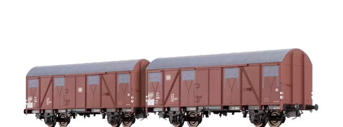 47265 - Gedeckte Güterwagen Gbs 245 DB, 2er-Set