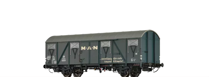 47292 - Gedeckter Güterwagen Glmmhs 57 "MAN" DB