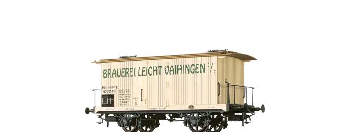 47730 - Gedeckter Güterwagen "Brauerei Leicht Vaihingen" K.W.St.E.