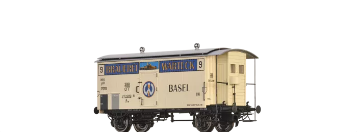 47877 - Gedeckter Güterwagen K2 "Brauerei Warteck" SBB