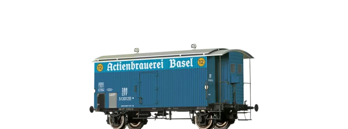 47878 - Gedeckter Güterwagen K2 "Actienbrauerei Basel" SBB