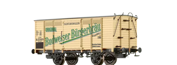 48031 - Gedeckter Güterwagen Gb "Budweiser Bürgerbräu" k.k.St.B.