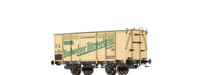 48041 - Gedeckter Güterwagen Gb "Budweiser Bürgerbräu" k.k.St.B.