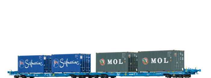 48104 - Containerwagen Sffggmrrss§36§ DB AG
