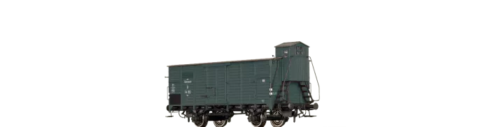 48218 - Gedeckter Güterwagen G BBÖ, mit Bremserhaus