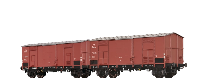 48572 - Spitzdachwagen FC FS, 2er-Set