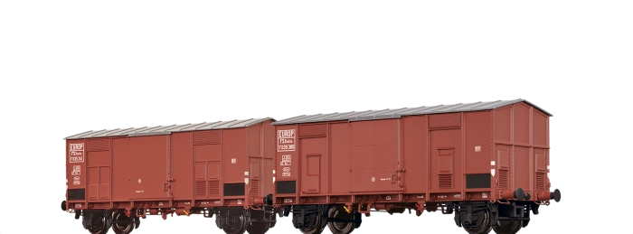 48573 - Spitzdachwagen F FS, 2er-Set