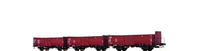 48600 - Offene Güterwagen Omm52 DB, 3er-Set
