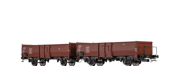 48639 - Offene Güterwagen Omm52 DB, 2er-Set
