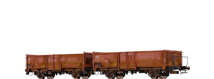 48640 - Offene Güterwagen E§037§ SBB, mit Ladegut "Rüben", patiniert, 2er-Set