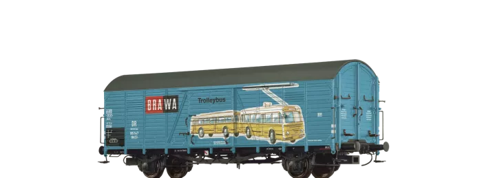 48736 - Gedeckter Güterwagen Gltr23 "Trolleybus/BRAWA" Brit-US-Zone