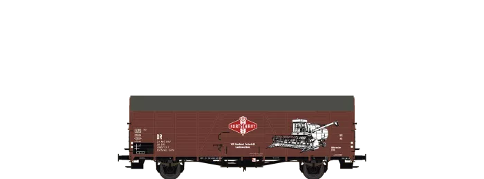 48745 - Gedeckter Güterwagen Gltuw "Fortschritt" DR