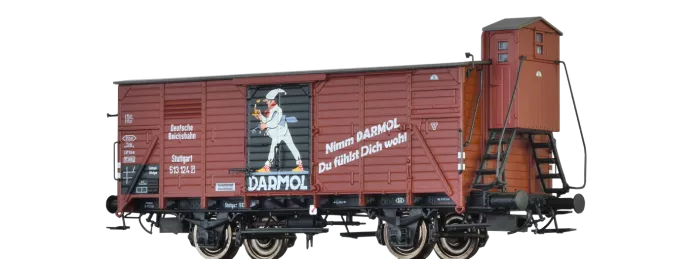 49049 - Gedeckter Güterwagen G10 "DARMOL" DRG