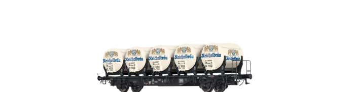 49117 - Behältertragwagen Lbs 589 DB, mit Ddikr 621 "Reichelbräu"