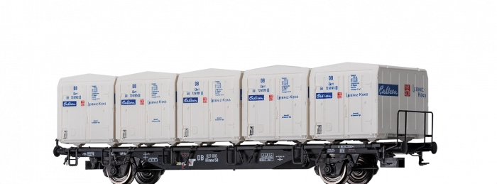 49137 - Behältertragwagen BTmms58 DB, mit Ekrt 212 "Bahlsen"