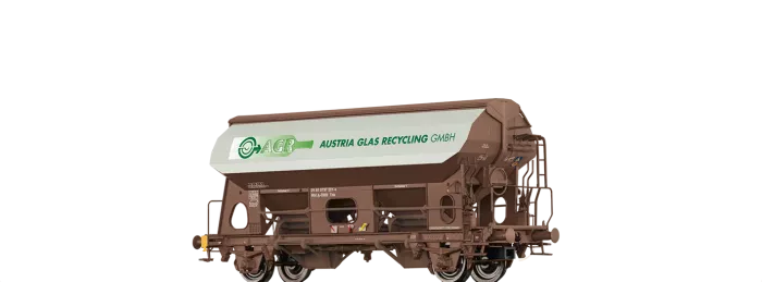 49537 - Gedeckter Güterwagen Tds "Austria Glas Recycling GmbH" ÖBB