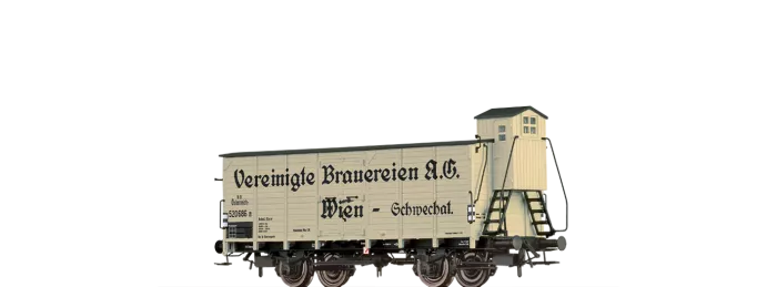 49737 - Gedeckter Güterwagen G "Vereinigte Brauereien A.G. Wien" BBÖ