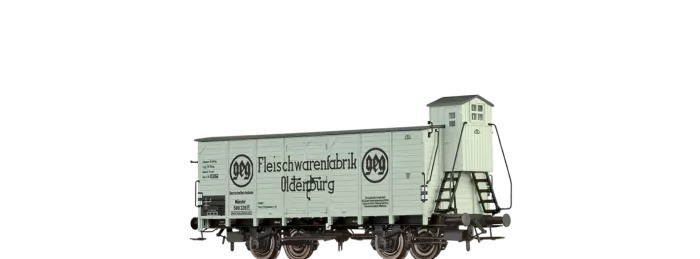 49768 - Gedeckter Güterwagen Kassel "Fleischwarenfabrik Oldenburg" DRG