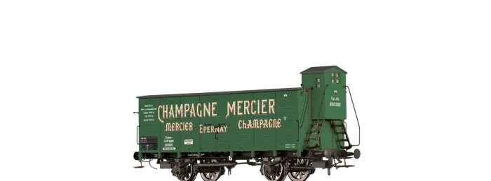 49775 - Gedeckter Güterwagen "Champagne Mercier" Elsaß Lothringen