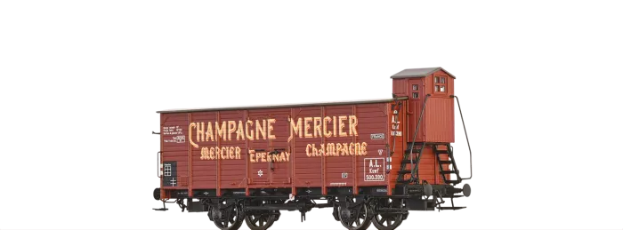 49806 - Gedeckter Güterwagen Kuwf "Champagne Mercier " A.L.