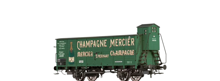 49863 - Gedeckter Güterwagen G10 "Champagne Mercier" Elsass Lothringen