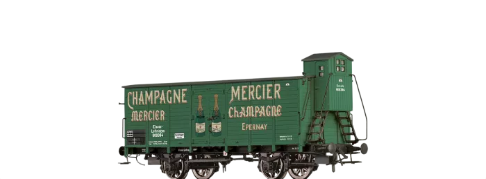 49864 - Gedeckter Güterwagen G10 "Champagne Mercier" Elsass Lothringen