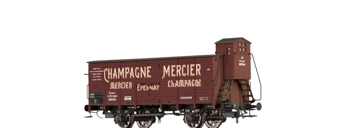 49865 - Gedeckter Güterwagen G10 "Champagne Mercier" Elsass Lothringen